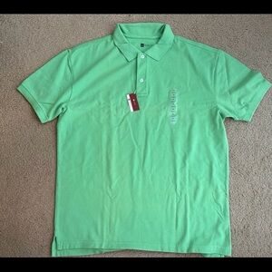GAP Men's Light Green Polo Shirt - Short Sleeve